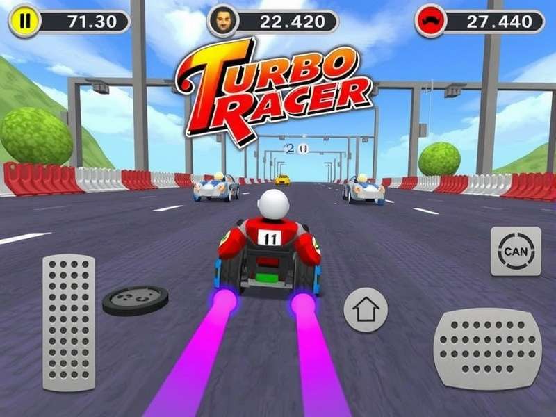 Turbo Racer Champion Game Screenshot